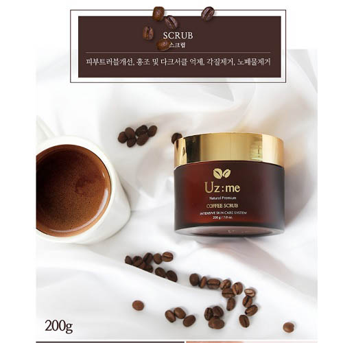 유즈미 페이스 스킨케어 커피스크럽 200g