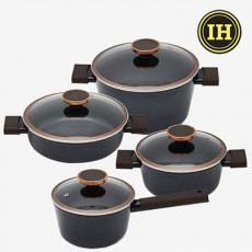[네오플램] 엑스트리마 코팅 IH냄비 노블레스 4종세트 (18편수+20양수+24전골+24곰솥)