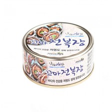 전남완도 저염식 특허간장 남해애찬 꼬마전복장캔100g