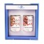 전남완도 저염식 특허간장 남해애찬 알찬선물세트1호(캔)(소라400g+꼬막400g)