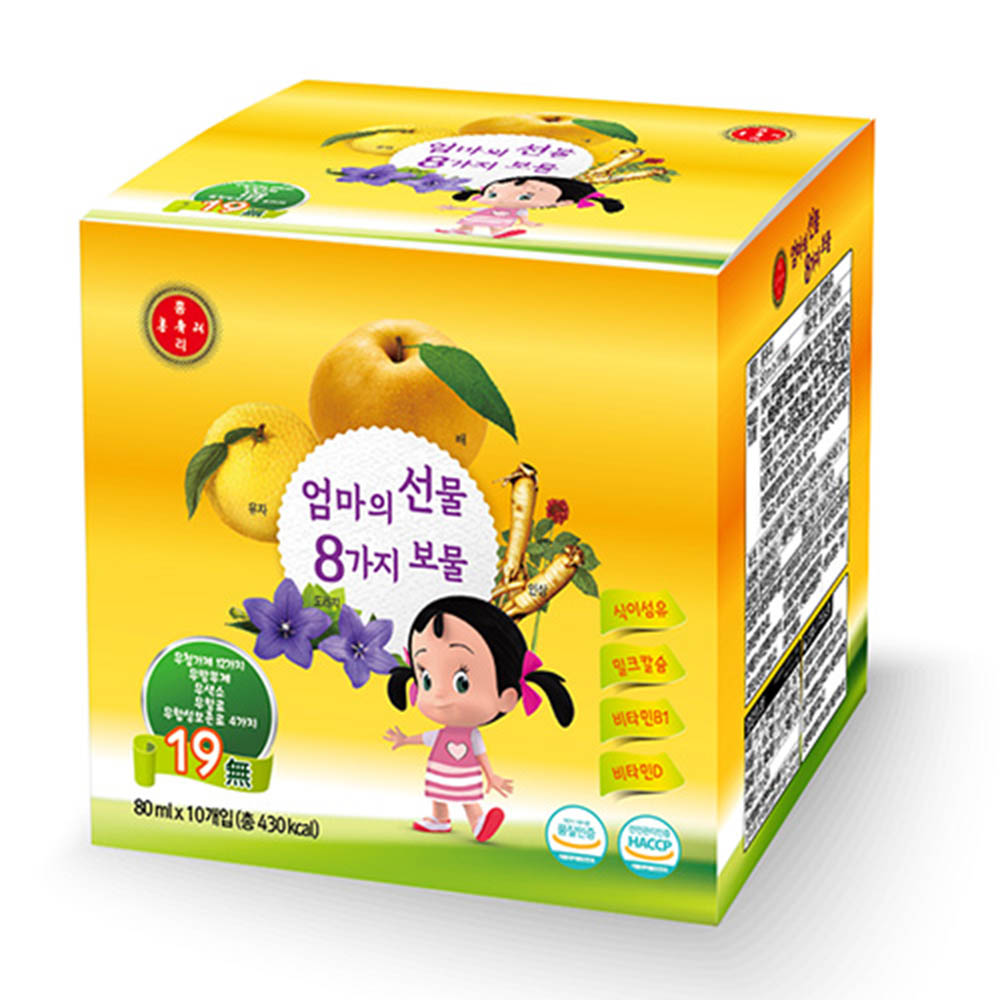 목이 맑아지는 샘 홍유리 130ml x 10ea / 어린이용