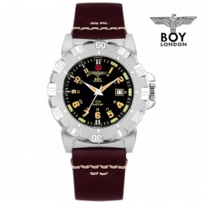 BOY LONDON 보이런던 남성 가죽 밴드시계BLD753WHBK