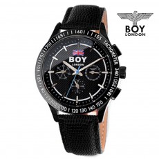 BOY LONDON 보이런던 남성 가죽 밴드시계 BLD725ABK