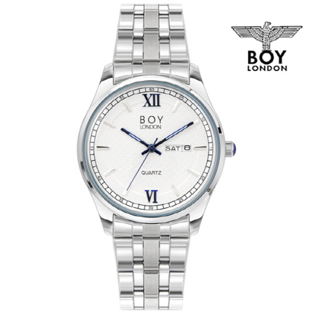 BOY LONDON 보이런던 남성 메탈밴드 시계 BLD5235MWH