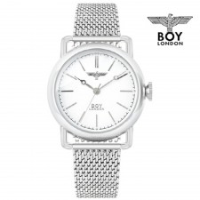 BOY LONDON 보이런던 남녀 공용 매쉬밴 드시계 BLD5505WH