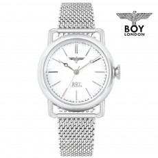 BOY LONDON 보이런던 남녀 공용 매쉬밴 드시계 BLD5505WH
