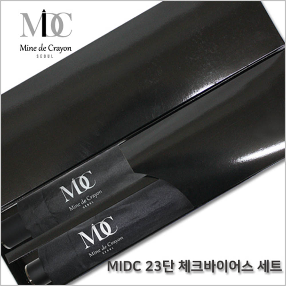 [MIDC]마인디크레용 블랙에디션 체크바이어스 2단3단 우산세트