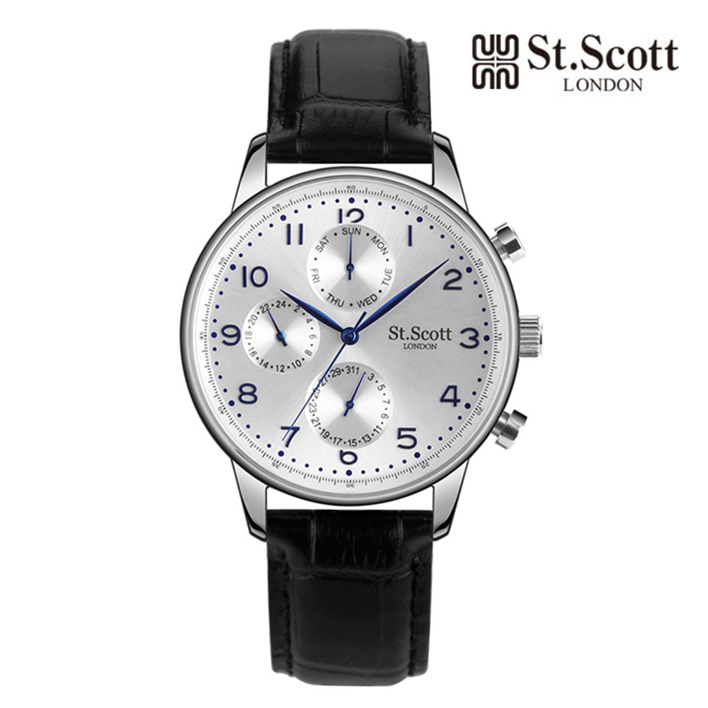 [St.Soott]세인트스코트 남성시계 ST5102L-SSB