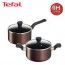 [테팔] 인덕션 초콜릿 티타늄 프로 냄비 편수 18cm+양수 20cm TFC-ICS8P0