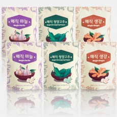 동결건조 매직 마늘(2개),생강(2개),청양고추(2개) 6종세트