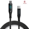 애니존 100W 초고속충전 패브릭 LCD 케이블 1.2M CTC ANY-LC12M-CTC