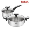테팔 팬&냄비 IH 뉴이모션 2종세트 (편수냄비 16cm + 전골냄비 24cm) NEM_SPT16_HP24