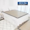 [DECO RIA] 데코리아 고급 스틱 그레이 와이드보더 대나무 매트 더블 150x200CM