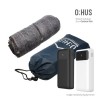 [O;HUS] 오후스 스마트 아웃도어 겸용 1인용 카본 전기매트+30,000mAh 초대용량 파워뱅크 세트 OHS-CM-002