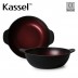 [Kassel] 카셀 버건디 티타늄 (IH)인덕션 만능 전골냄비팬 28cm