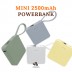 CPM 2개 초미니 보조배터리 2500mAh 케이블 일체형 C타입 컬러 타입 택1