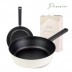 퓨어린 화이트 인덕션 (IH) 티타늄코팅 궁중팬(웍) 28cm