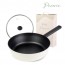 퓨어린 화이트 인덕션 (IH) 궁중팬(웍) 28cm + 유리뚜껑 28cm