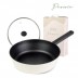 퓨어린 화이트 인덕션 (IH) 궁중팬(웍) 24cm + 유리뚜껑 24cm