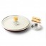 [쿠달] 마이야르 삼겹살 냄새X 연기X 에어그릴팬 28cm / 버건디