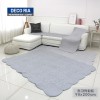 [데코리아] 실루엣 4계절 극세사 유럽풍 워싱 러그카페트 90x200cm