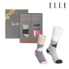 엘르 신사 & 숙녀 혼합 ALL 스포츠파일 양말 2족 세트 (등산양말) EH40662A / ES21412