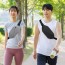 [모락] 스트릿 슬링백 힙색 가방 웨이스트백 크로스백