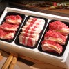 [안동우담한우] 1+등급이상 한우 구이정육 선물세트 1호 1.2kg (꽃등심400g*2팩 + 차돌박이400g)