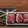 [안동우담한우] 1+등급이상 한우 구이정육 선물세트 5호 1.2kg (꽃등심400g + 채끝등심400g + 특수부위400g)