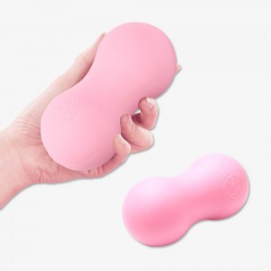 MAME 땅콩 스트레칭 지압볼 핑크