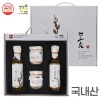 [꼬숨식품] 저온압착 (국내산)참기름 들기름 4종세트 (참기름+들기름 +핑크솔트2)