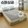 [이노크아든] EMF 인공지능 인체감지 카본 탄소매트 라운딩 그레이_슈퍼싱글