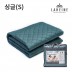[라헨느] 딥그린 탄소열선 카본매트 워셔블 양면 전기요 싱글 HL-CP1006