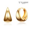 [TANDY] 탠디 실버925 볼드 물방울 원터치 귀걸이 TDE306 골드