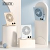 EIKER 울트라 슬림 탁상 벽걸이 겸용 LED 무선 리모컨 선풍기 4000mAh
