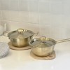 [아비스] IH 티타늄코팅 스텐 2종D 세트 (편수18+양수18cm)