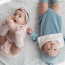 [출산백일선물]슬러브피치 카라바디수트 4종세트