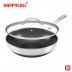 해피콜 통3중 더블 스퀘어 프로 IH 프라이팬 2종 B세트 (28W+28C) HSP-F2종B