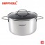 해피콜 통3중 싱글 스퀘어 프로 IH 곰솥냄비 24cm HSP-24P