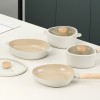 [네오플램] 피카 아펙스 화이트 IH 인덕션 냄비팬 4종 세트 ( 24cm 프라이팬, 18cm 편수 냄비, 20cm 양수 냄비, 26*22cm 전골 냄비)
