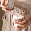 [이우아여사] 천연나무 내열 유리저장병 원목 양념병 260ml