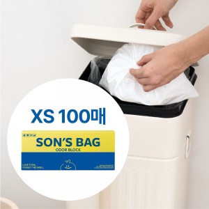 [쏜쓰백] 100매 XS 화이트 / 티슈형