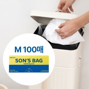 [쏜쓰백] 100매 M 화이트 / 티슈형