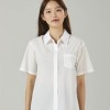 WINALL 면혼방반팔스판 여성셔츠블라우스 1301