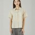 WINALL 면혼방반팔스판 여성셔츠블라우스 1303