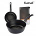[Kassel] [카셀] 국내생산 블루 라이트 인덕션 (IH) 궁중팬 28cm
