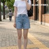 [블루링스] 여성 4부 빈티지 데님 청반바지 (색상 택1) BLM-050060