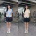 [블랑드주아] 658잔꽈베기배색카라반팔가디건