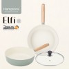 [Hamptons] 햄튼 엘피 세라믹 IH 프라이팬 26F+26W+26G 2종 세트(3P)-F