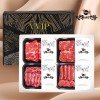 [안동바른한우] 1등급 한우 하회탈 선물세트10호 1.6kg(등심400g, 채끝400g, 갈비살400g, 특수부위400g)